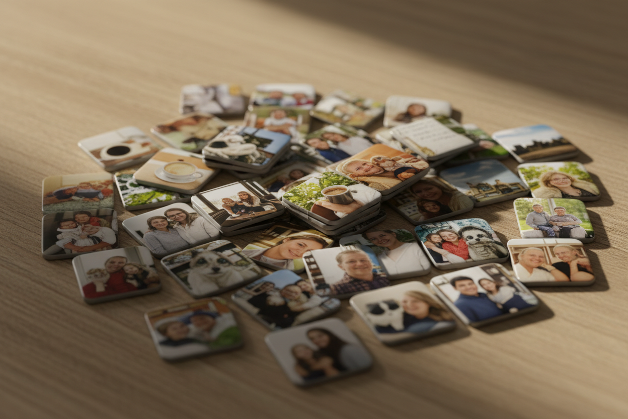 2.5" x 2.5" Custom Photo Magnets