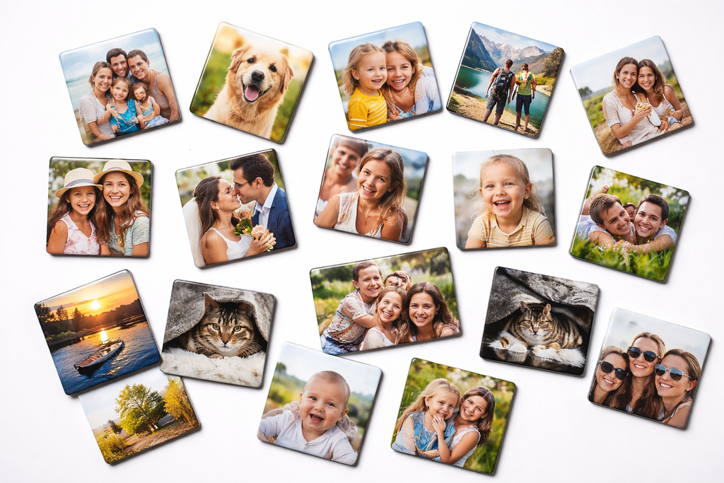 2.5" x 2.5" Custom Photo Magnets